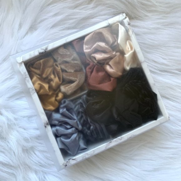 NEW 10PC Scrunchie Gift Box Set - Picture 2 of 2